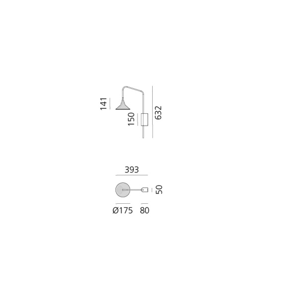 Artemide Unterlinden outdoor wall lamp - Agof Store