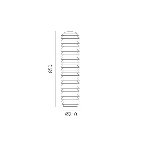 Artemide Slcing Stem Led outdoor floor lamp - Agof Store