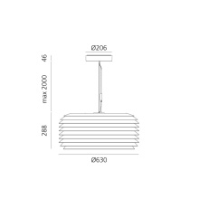 Artemide Slicing Led 63 Outdoor Pendelleuchte - Agof Store