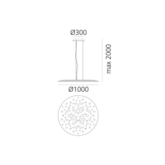 Silent Field 2.0 Lampada a sospensione Artemide - Agof Store
