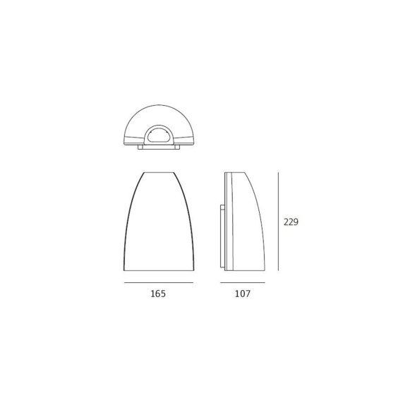 Molla Lampada da parete outdoor Artemide - Agof Store