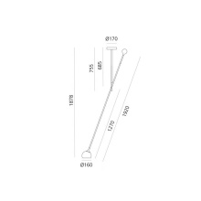 Artemide Ixa XL wall ceiling lamp - Agof Store