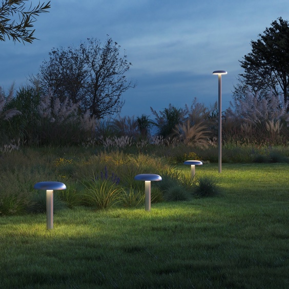 Knop 45 Bollard Lampada da terra outdoor Artemide - Agof Store