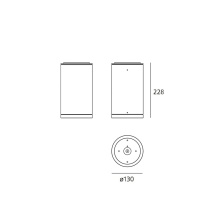 Calumet 13 Lampada a soffitto outdoor Artemide - Agof Store