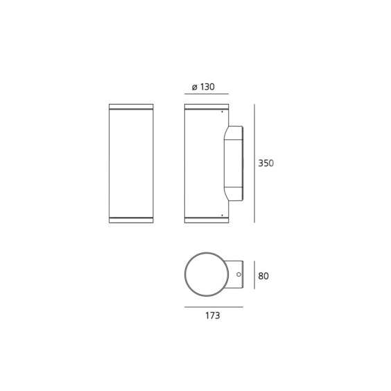 Artemide Calumet 13 Outdoor Wandleuchte - Agof Store