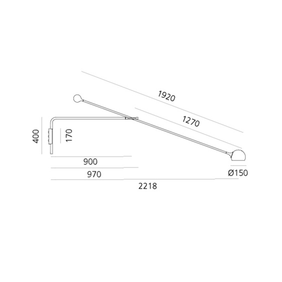 Artemide Ixa XL wall lamp - Agof Store