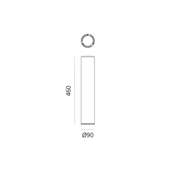 Artemide Ilio 45 wall ceiling lamp - Agof Store