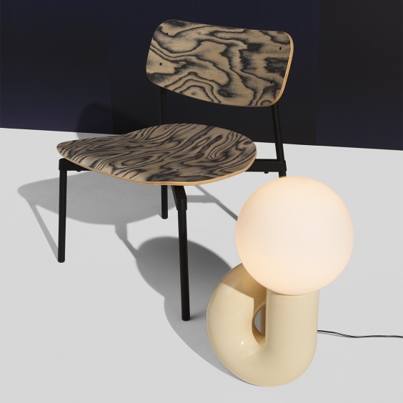 Petite Friture Fromme Wood Easy Chair - Agof Store