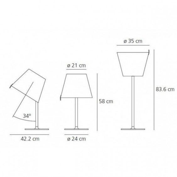 Artemide Melampo Tischleuchte - Agof Store
