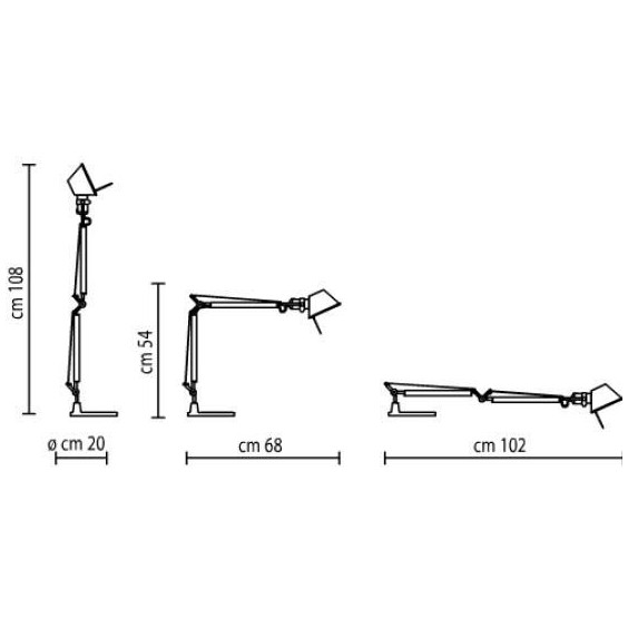 Artemide Tolomeo Mini table lamp - Agof Store