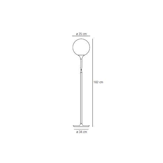 Artemide Castore floor lamp - Agof Store