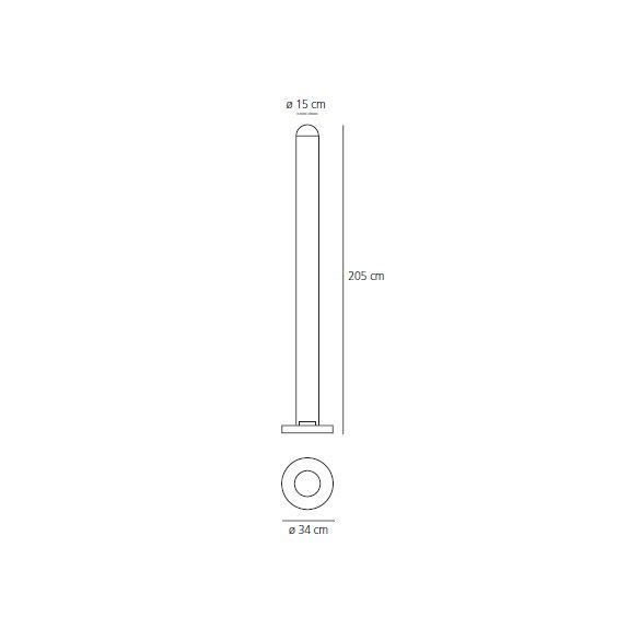 Artemide Metacolor Led floor lamp - Agof Store