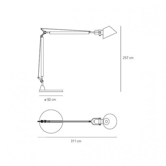 Artemide Tolomeo XXL Stehleuchte - Agof Store