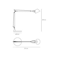 Artemide Tolomeo XXL floor lamp - Agof Store
