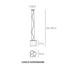 Artemide Logico pendant lamp - Agof Store Artemide Logico pendant lamp - Agof Store