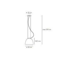 Artemide Nur Gloss Lampada a sospensione - Agof Store