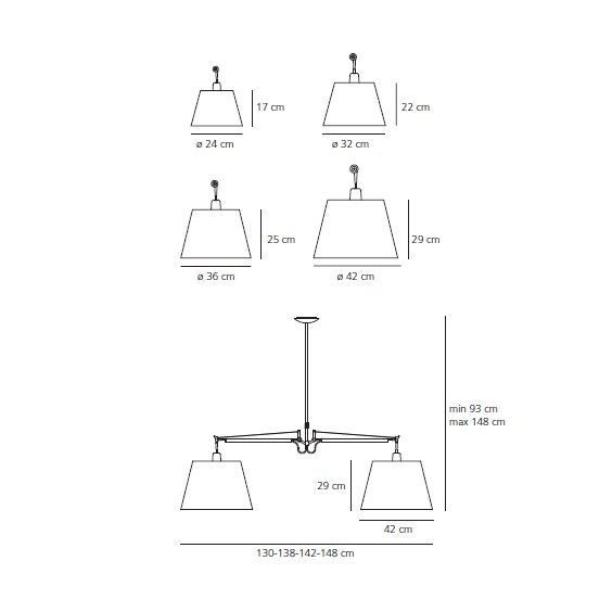 Artemide Tolomeo Basculante pendant lamp - Agof Store