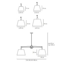 Artemide Tolomeo Basculante pendant lamp - Agof Store Artemide Tolomeo Basculante pendant lamp - Agof Store