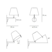 Artemide Melampo wall lamp - Agof Store Artemide Melampo wall lamp - Agof Store