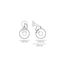 Artemide Miconos wall lamp - Agof Store Artemide Miconos wall lamp - Agof Store