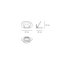 Artemide Pirce wall lamp - Agof Store Artemide Pirce wall lamp - Agof Store