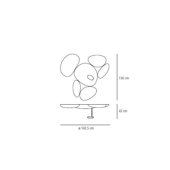 Artemide Skydro wall ceiling lamp - Agof Store