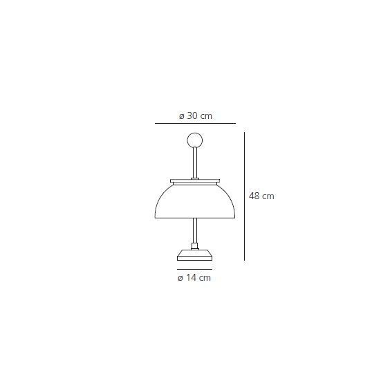 Artemide Alfa table lamp - Agof Store