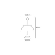 Artemide Alfa Lampada da tavolo - Agof Store Artemide Alfa Lampada da tavolo - Agof Store