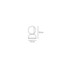 Artemide Eclisse table lamp - Agof Store Artemide Eclisse table lamp - Agof Store