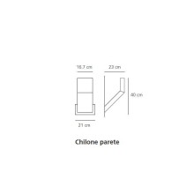 Artemide Chilone Lampada da parete outdoor - Agof Store Artemide Chilone Lampada da parete outdoor - Agof Store