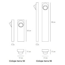 Artemide Ciclope Lampada da terra outdoor - Agof Store