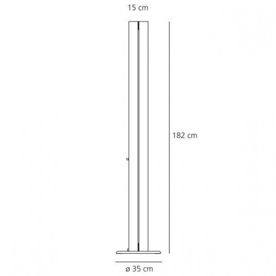 Artemide Megaron Led Lampada da terra - Agof Store