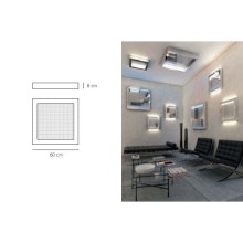 Artemide Altrove 600 Lampada da parete soffitto - Agof Store