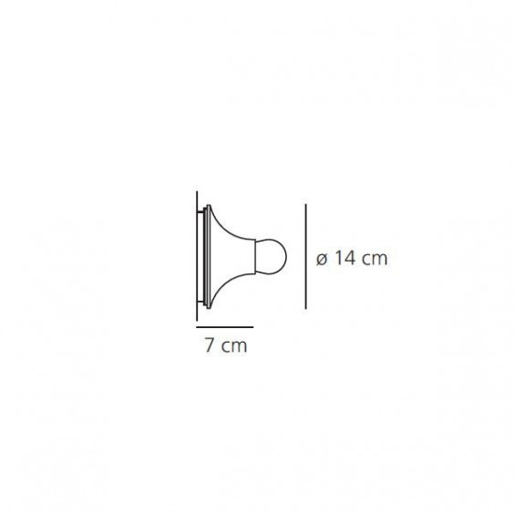 Artemide Teti wall ceiling lamp - Agof Store