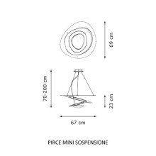 Artemide Pirce Mini Pendelleuchte - Agof Store