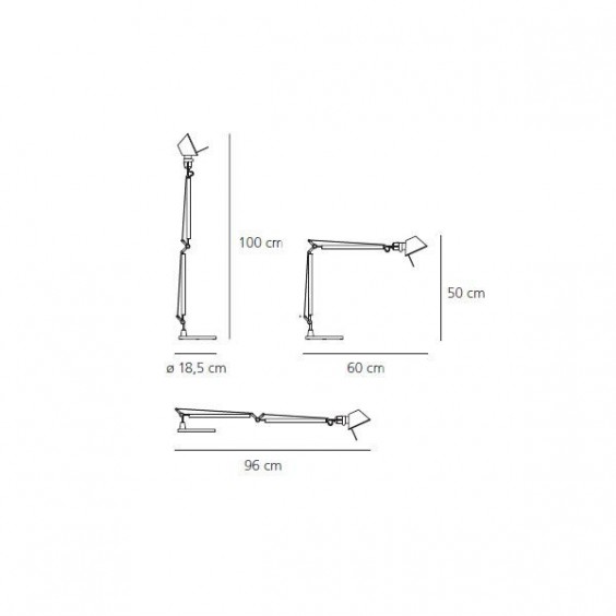 Artemide Tolomeo Midi Led Tischleuchte - Agof Store