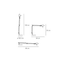 Artemide Tolomeo Midi Led table lamp - Agof Store