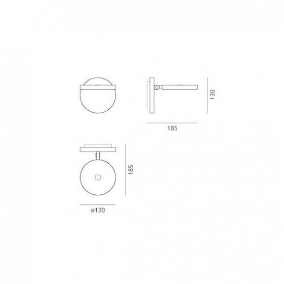 Artemide Demetra Faretto Lampada da parete - Agof Store