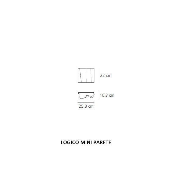 Artemide Logico Mini Lampada da parete - Agof Store