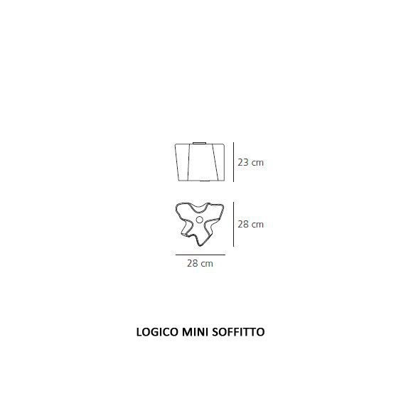 Artemide Logico Mini wall ceiling lamp - Agof Store