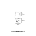 Artemide Logico Mini Lampada a soffitto - Agof Store