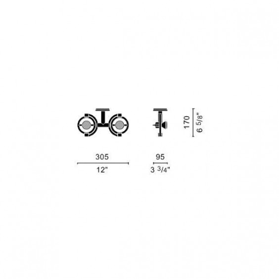Cini & Nils miniFaridue wall ceiling lamp - Agof Store