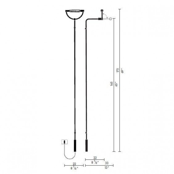 Cini & Nils Gradi with stem wall lamp - Agof Store