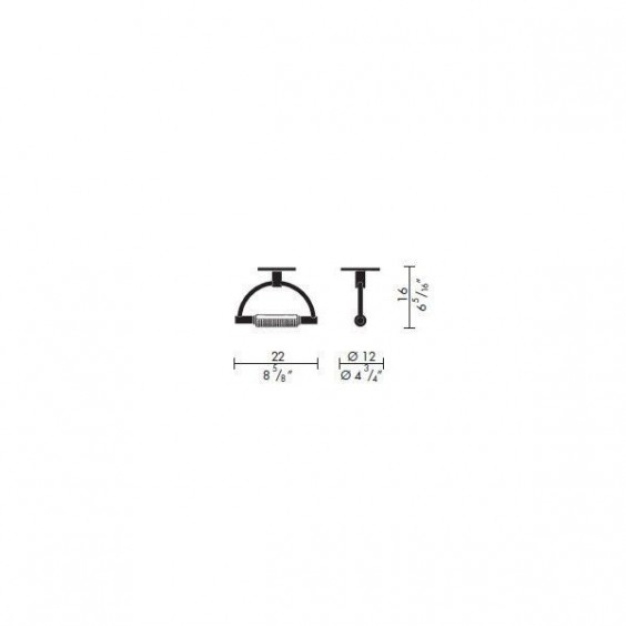 Cini & Nils Gradi Mini wall ceiling lamp - Agof Store