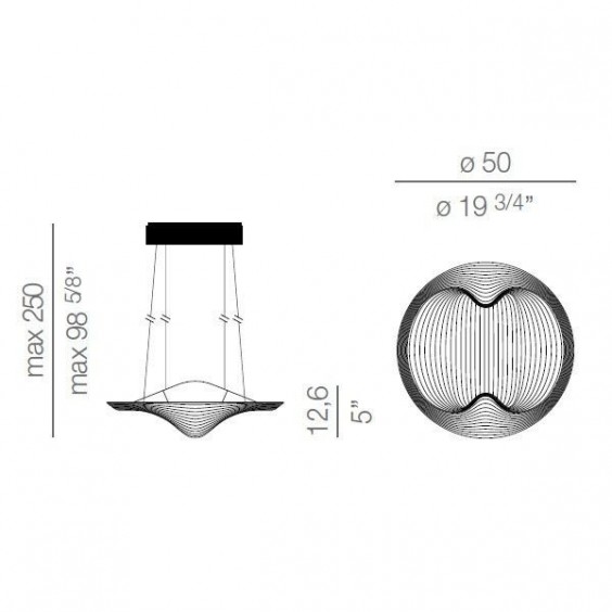 Sestessa Lampada a sospensione Cini & Nils - Agof Store