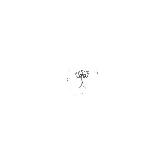Matthew Boulton I candelabro Driade - Agof Store