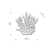 Tenochtitlan candelabro Driade - Agof Store