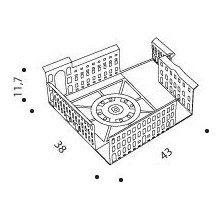 Driade 100 Piazze – Milano Tray - Agof Store Driade 100 Piazze – Milano Tray - Agof Store