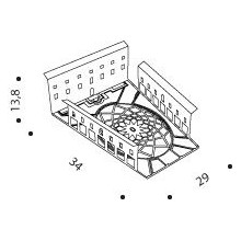 100 Piazze – Roma vassoio Driade - Agof Store