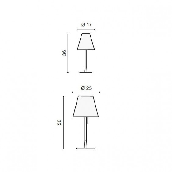 Egoluce Dama table lamp - Agof Store